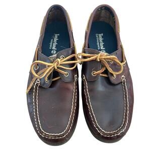 Timberland Men's Earthkeepers Brown Leather Boat Shoes